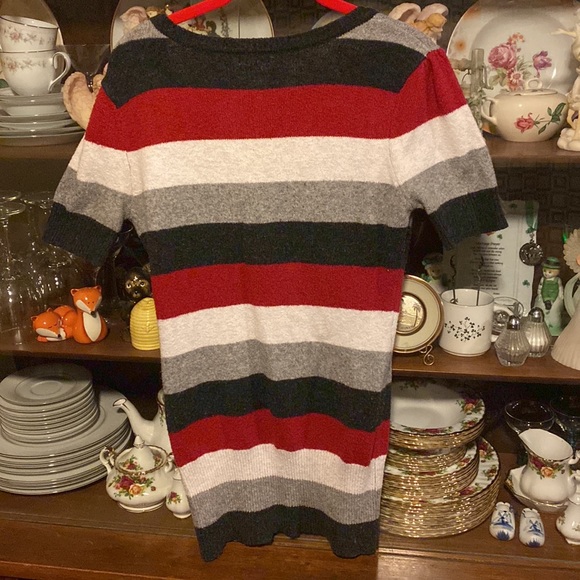 Maurice’s striped sweater. Has a lot of stretch and fits snuggly. - Picture 5 of 7